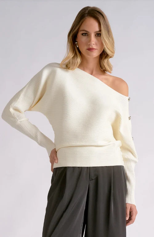 Elan Off Shoulder Sweater