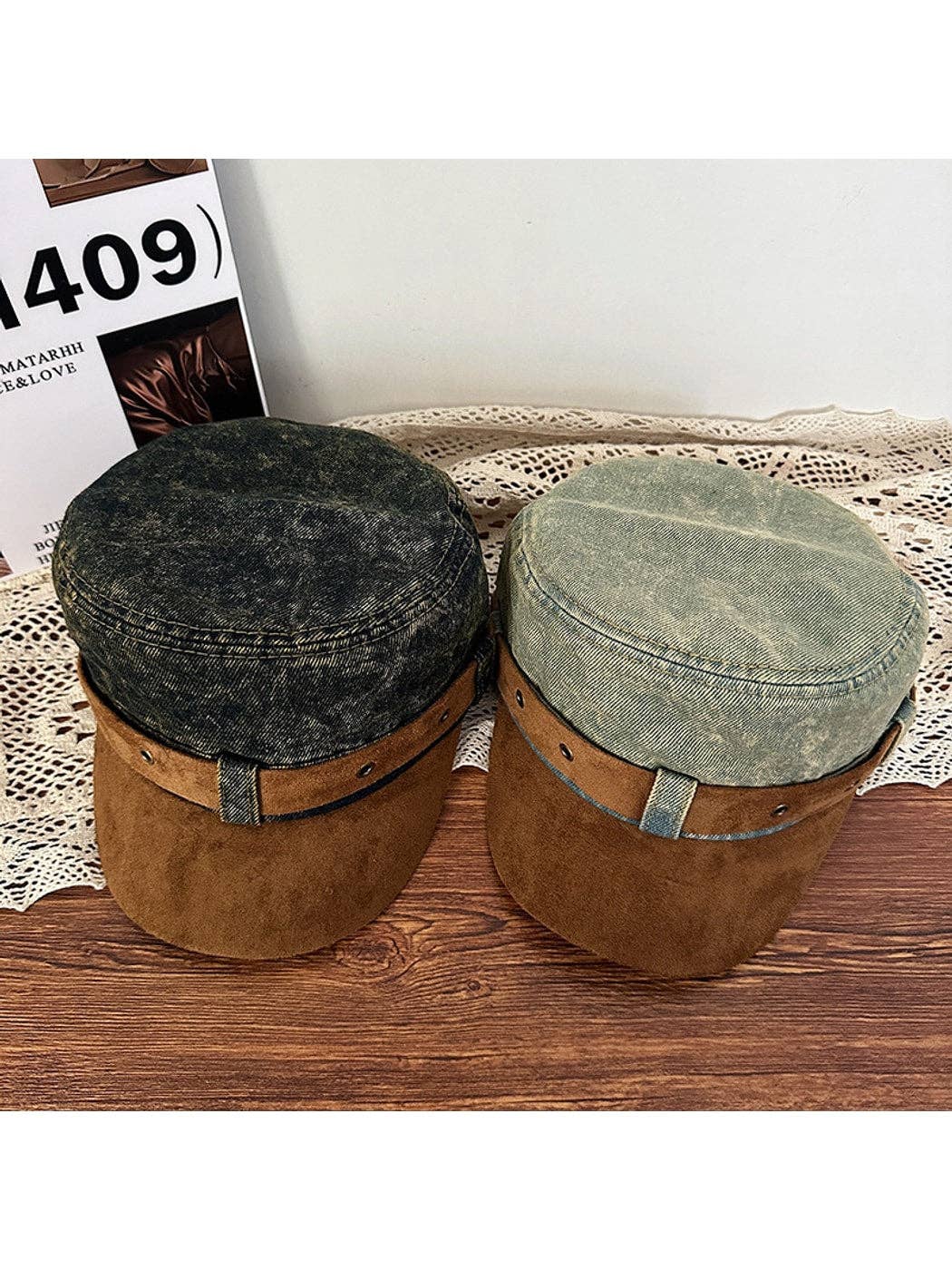 Funkyrel® Atzbranding Limited - Haila - Vintage Distressed Flat Top Baseball Cap