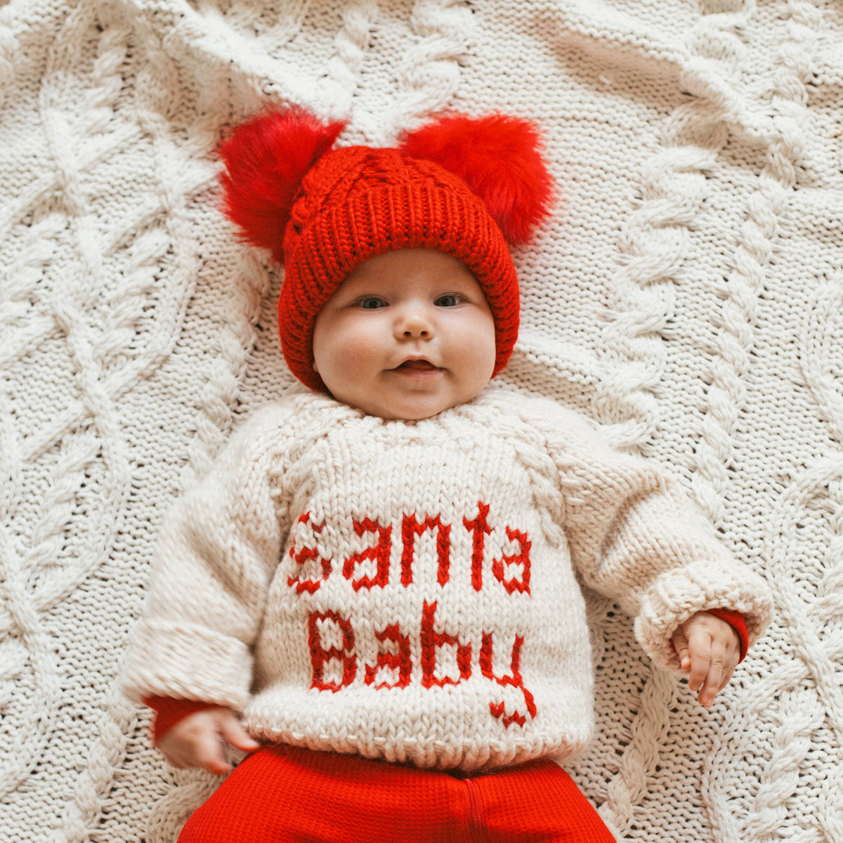 Huggalugs - Santa Baby Crew Neck Sweater Baby & Toddler SALE