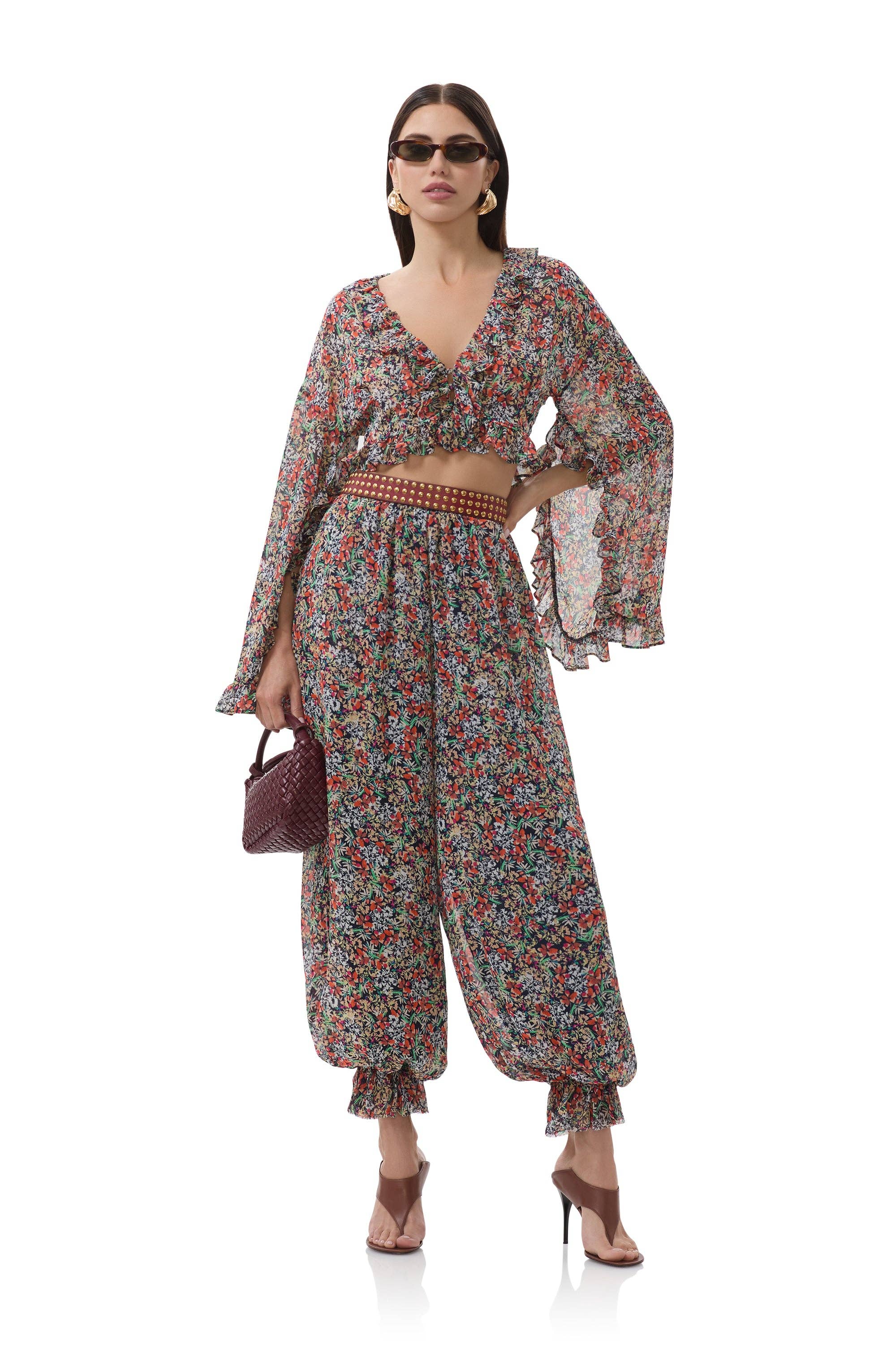 AFRM - James Pant - Navy Ditsy