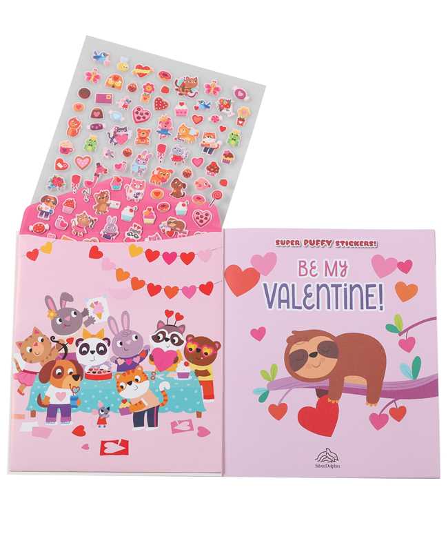 Simon & Schuster - Super Puffy Stickers! Be My Valentine! by