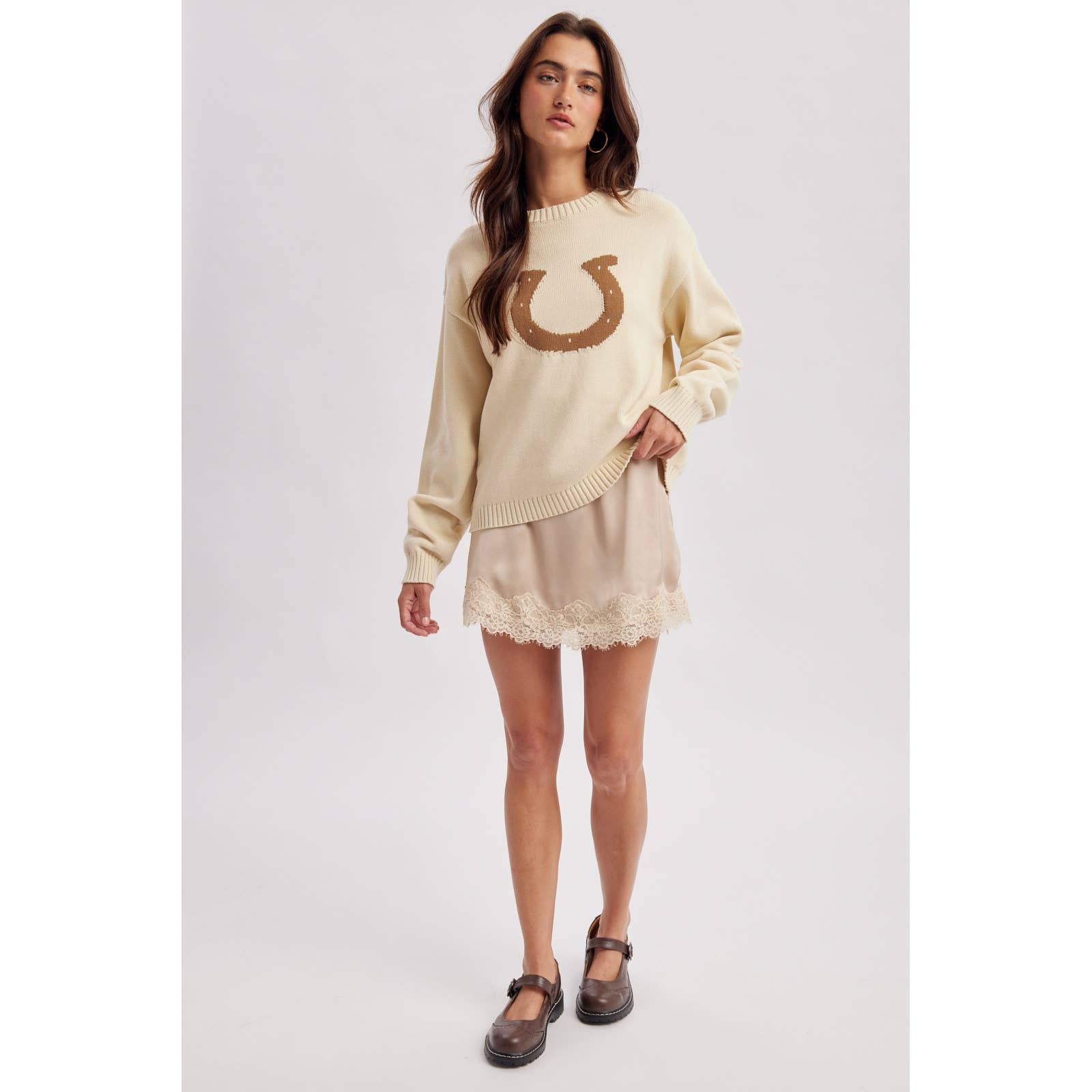 Wishlist Apparel - LACE TRIM MINI SKIRT