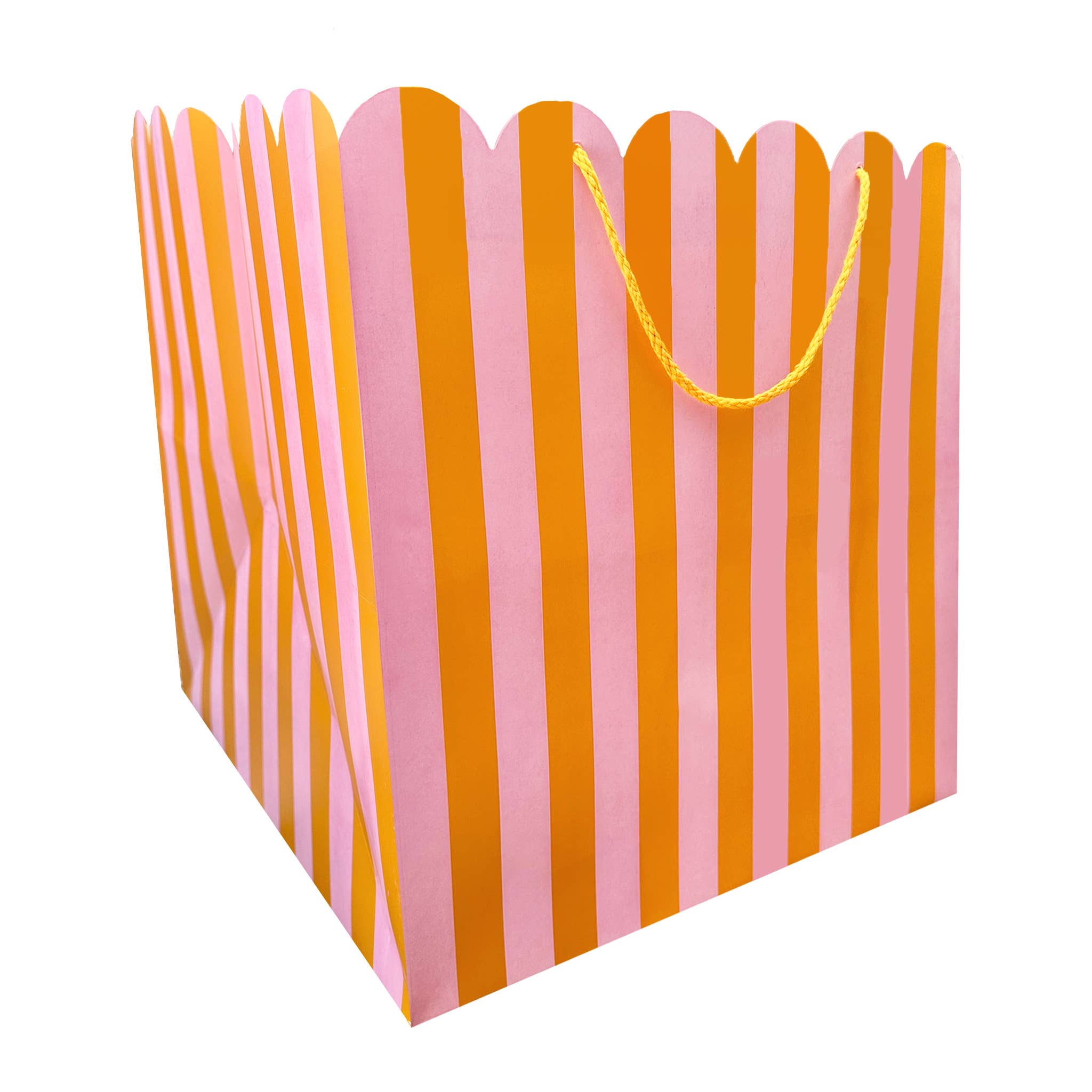 The Social Type - Citrus Scallop Large Square Gift Bag