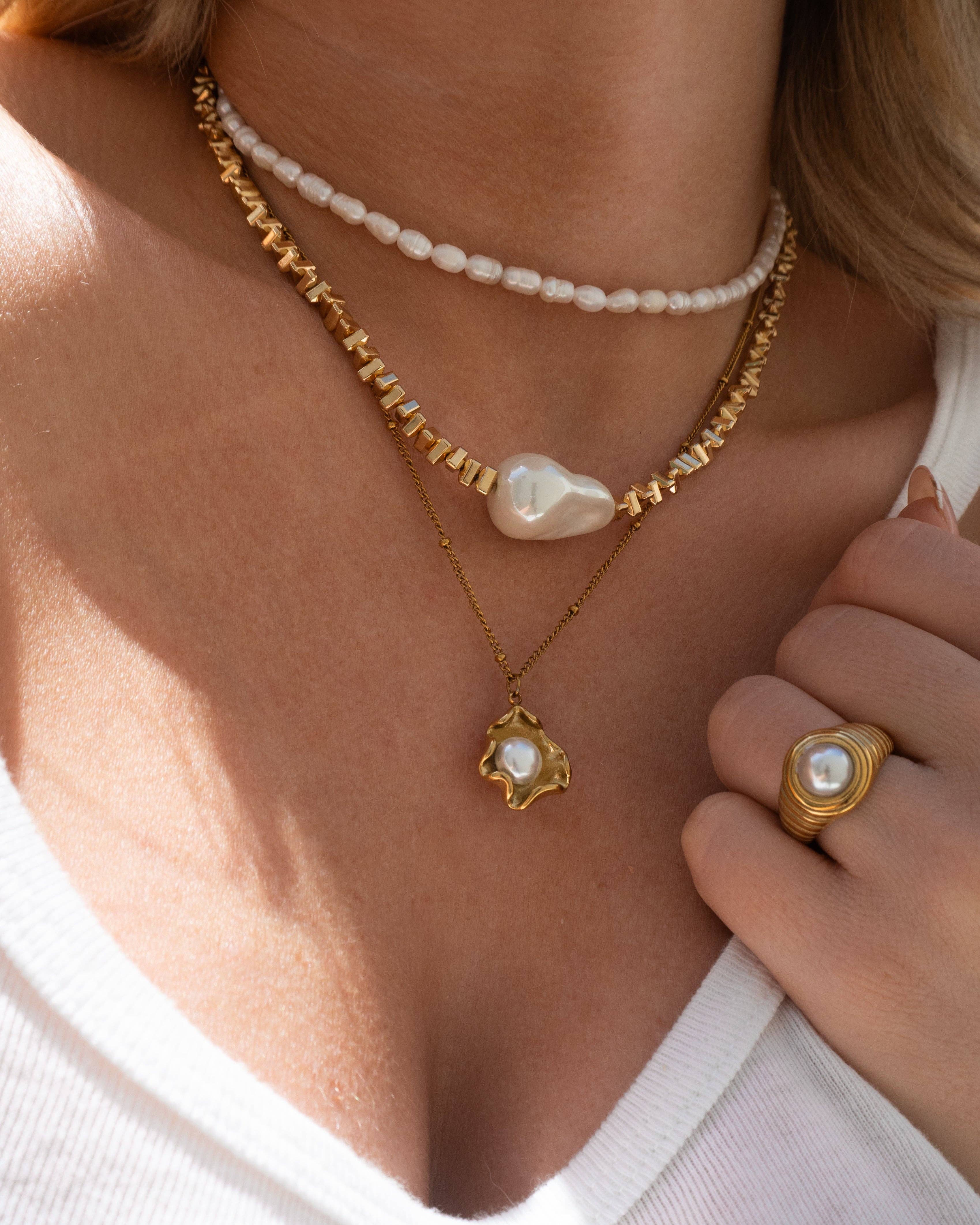 JacqMaria Jewelry - Oyster Necklace