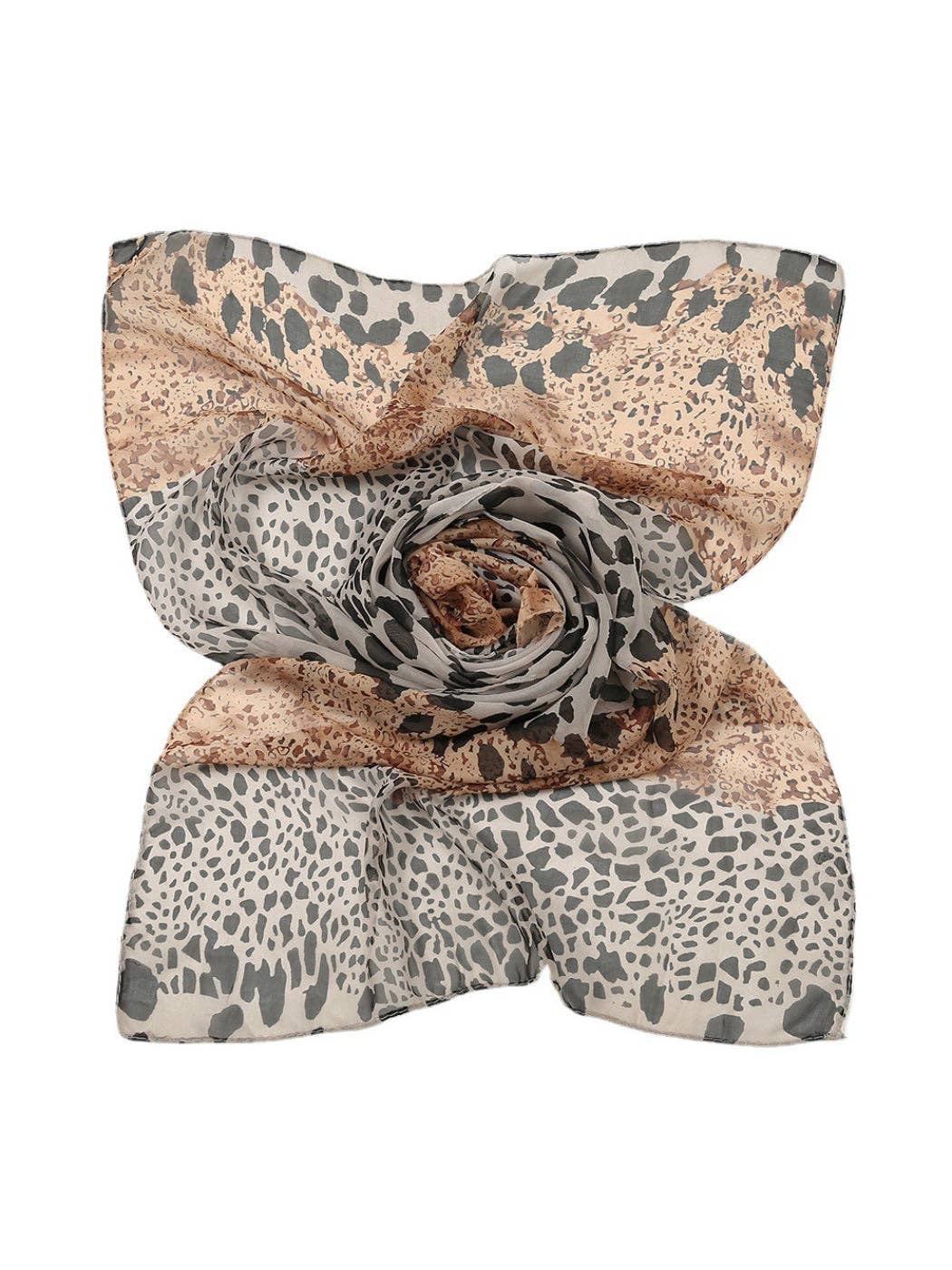 Funkyrelยฎ Atzbranding Limited - Scarvii - Leopard Fade Print Spring Summer Scarf