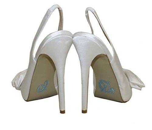 Classy Bride - "I Do" Rhinestone Shoe Applique