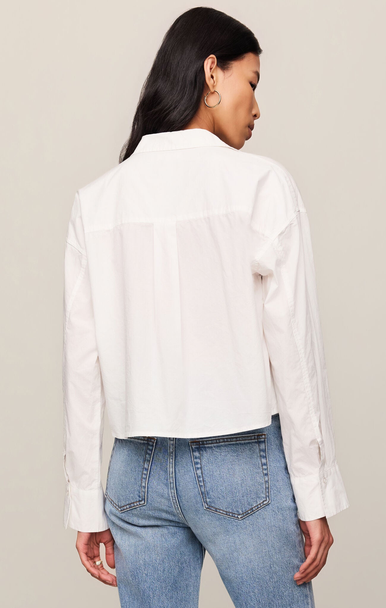 Favorite Button Up Top White