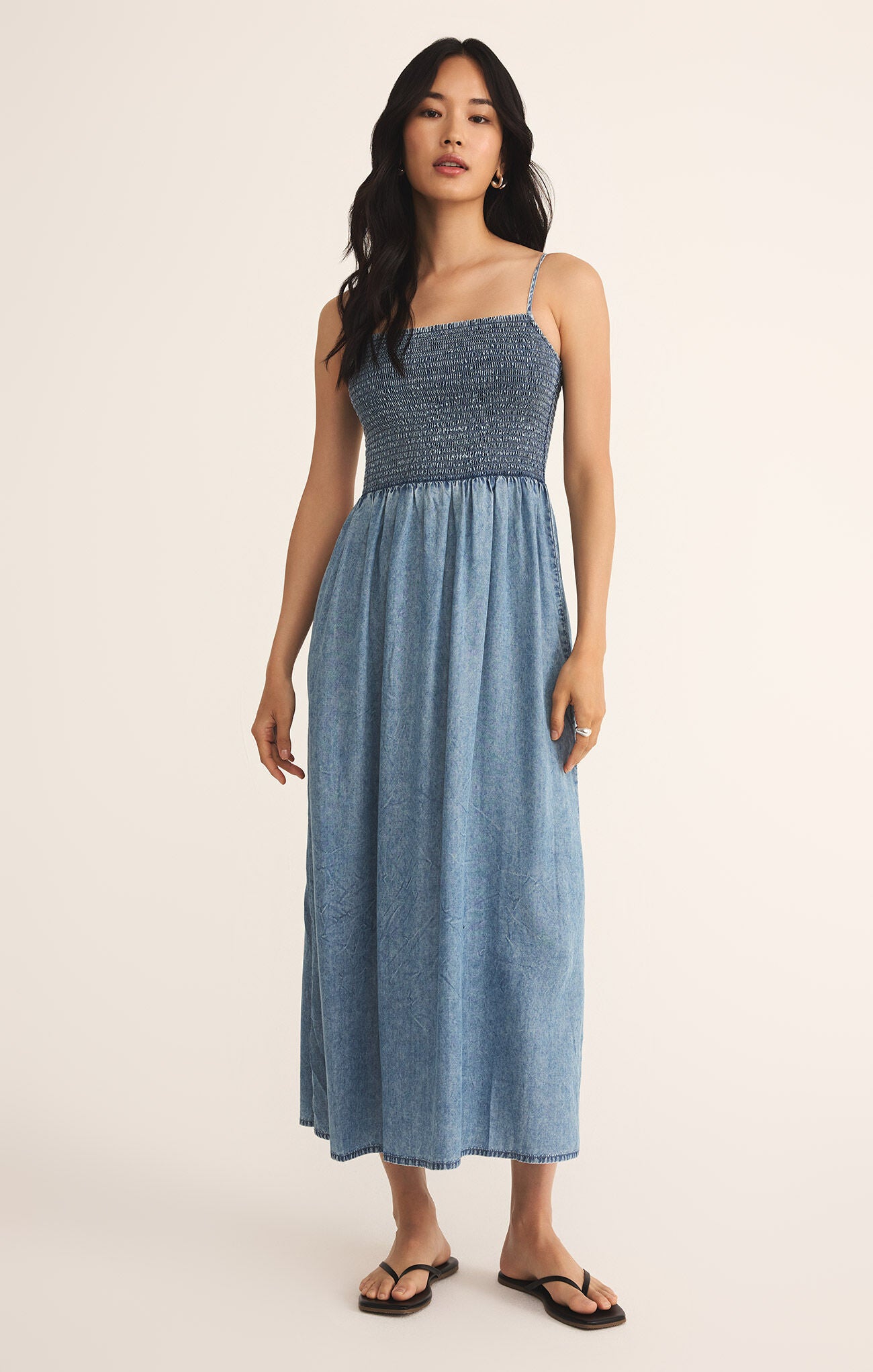 Bayside Linen Maxi Dress