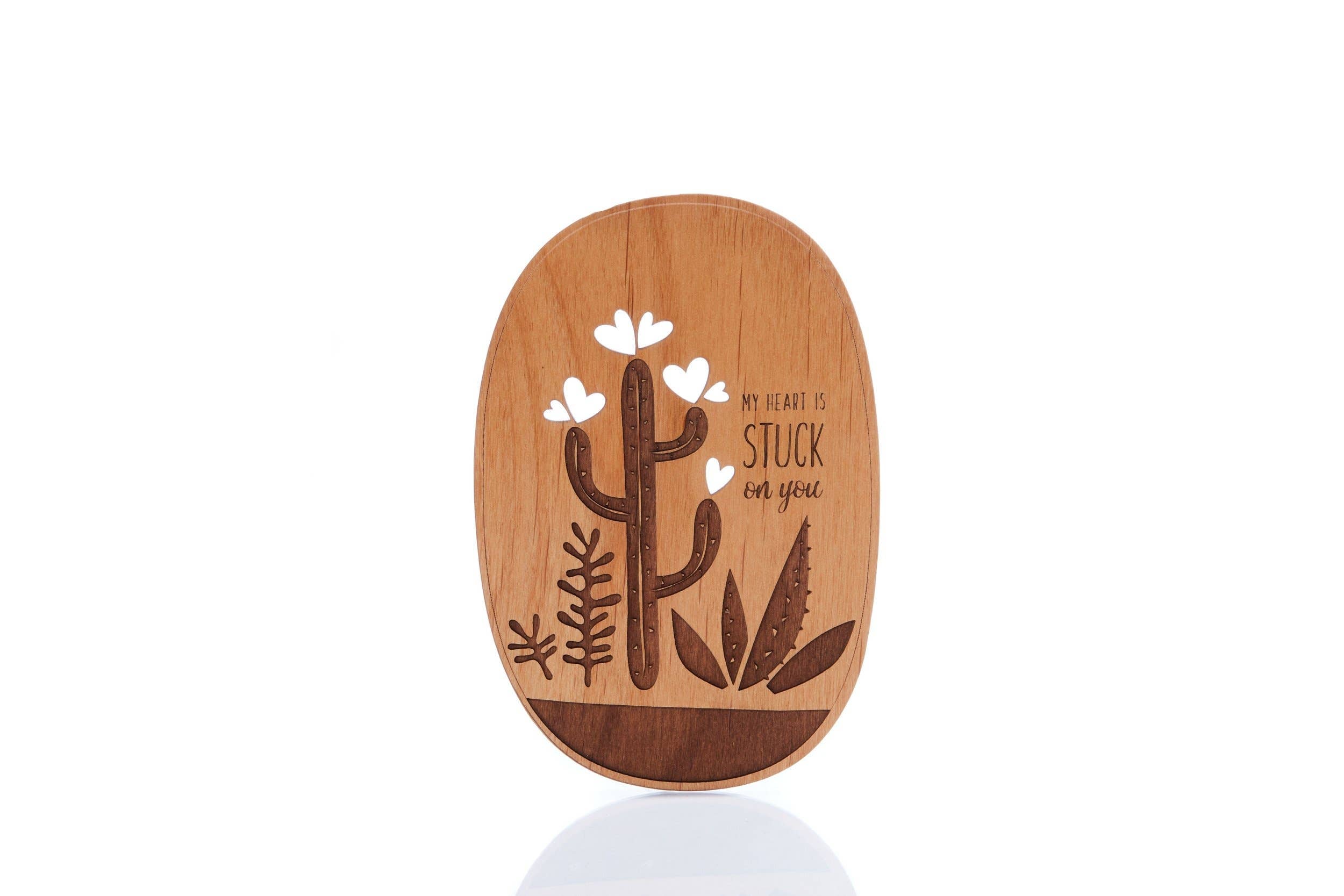 Lucca - I'm Stuck On You  Real Wood Card