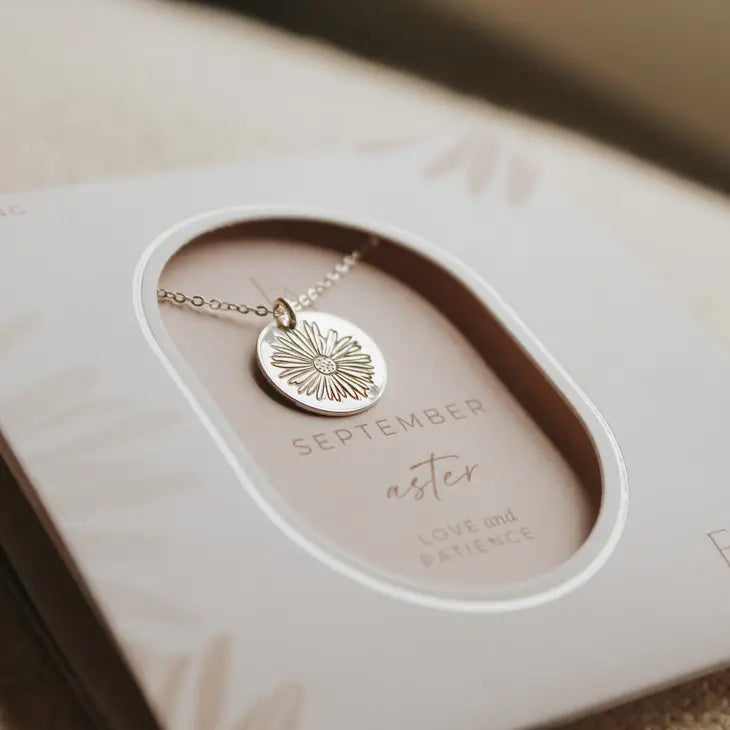 Ever Aster - Birth Flower Necklace