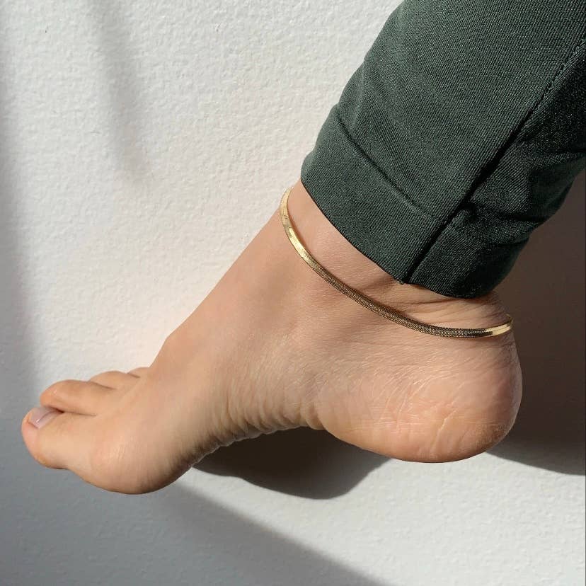 JoeLuc - Herringbone Anklet