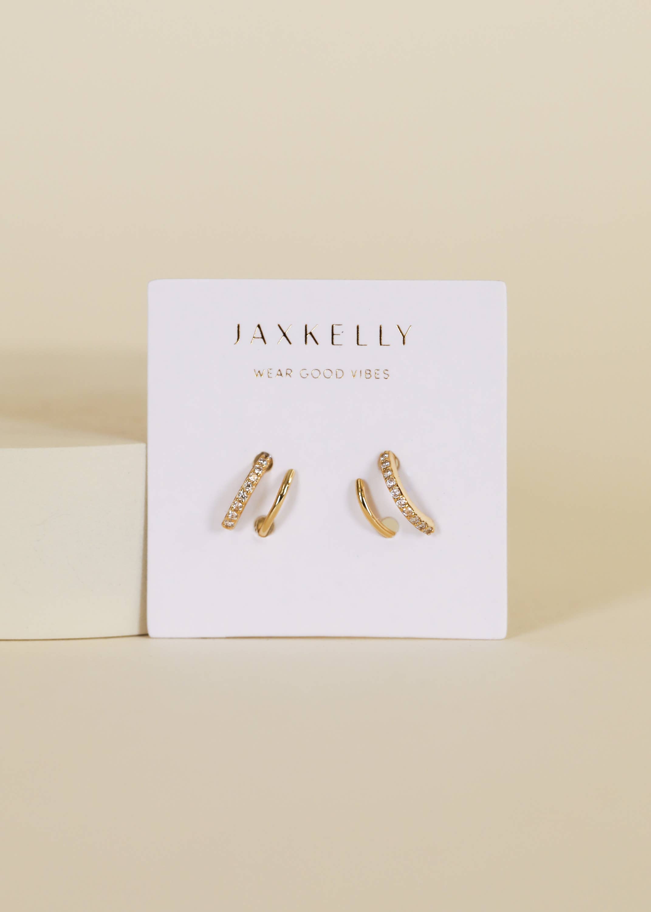 JaxKelly - Pave Spiral - Earring