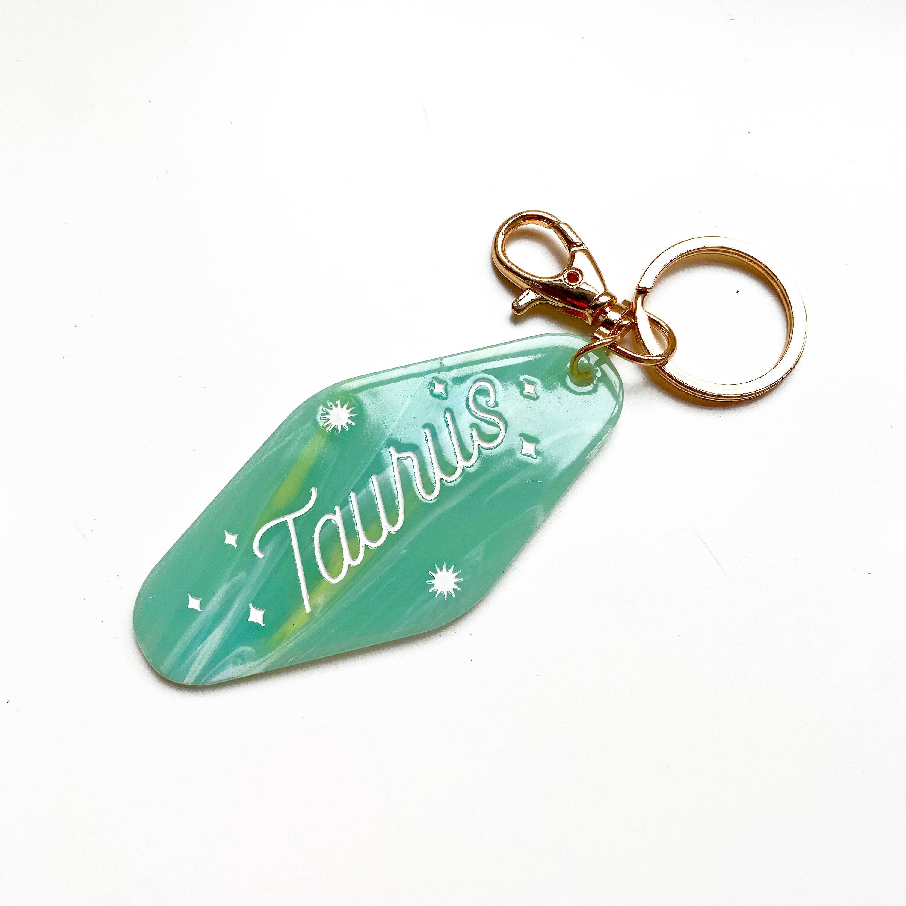 Have A Nice Day - Taurus Horoscope Motel Keychain