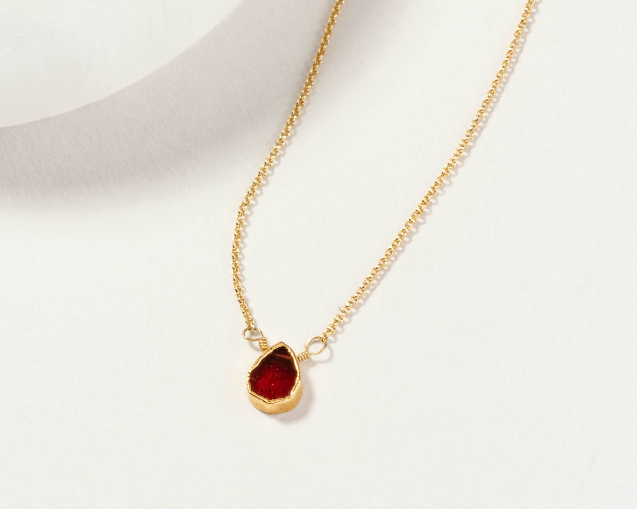 Gold Delicate Birthstone Necklaces