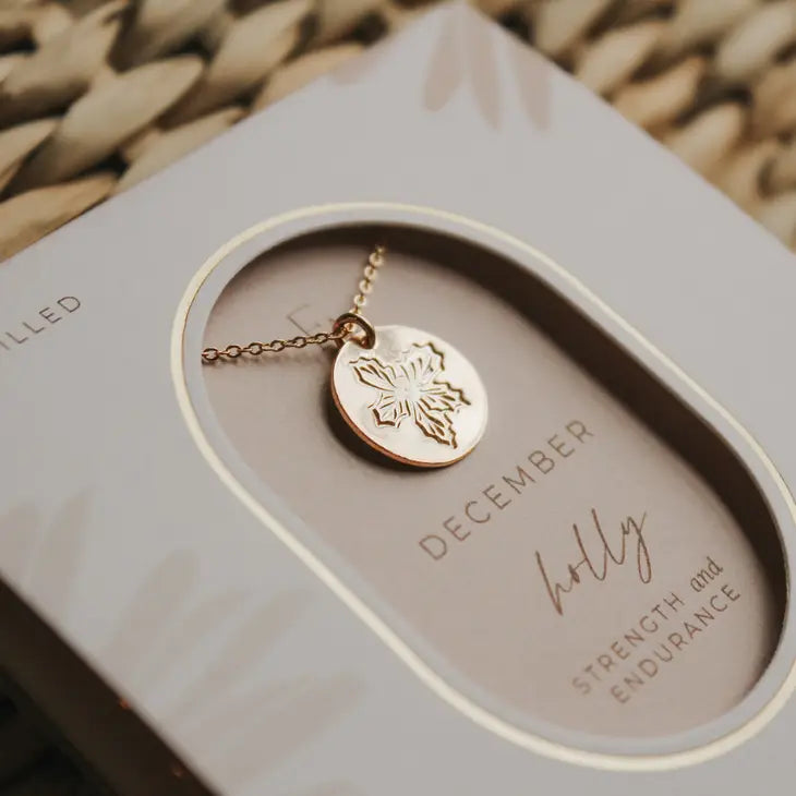 Ever Aster - Birth Flower Necklace