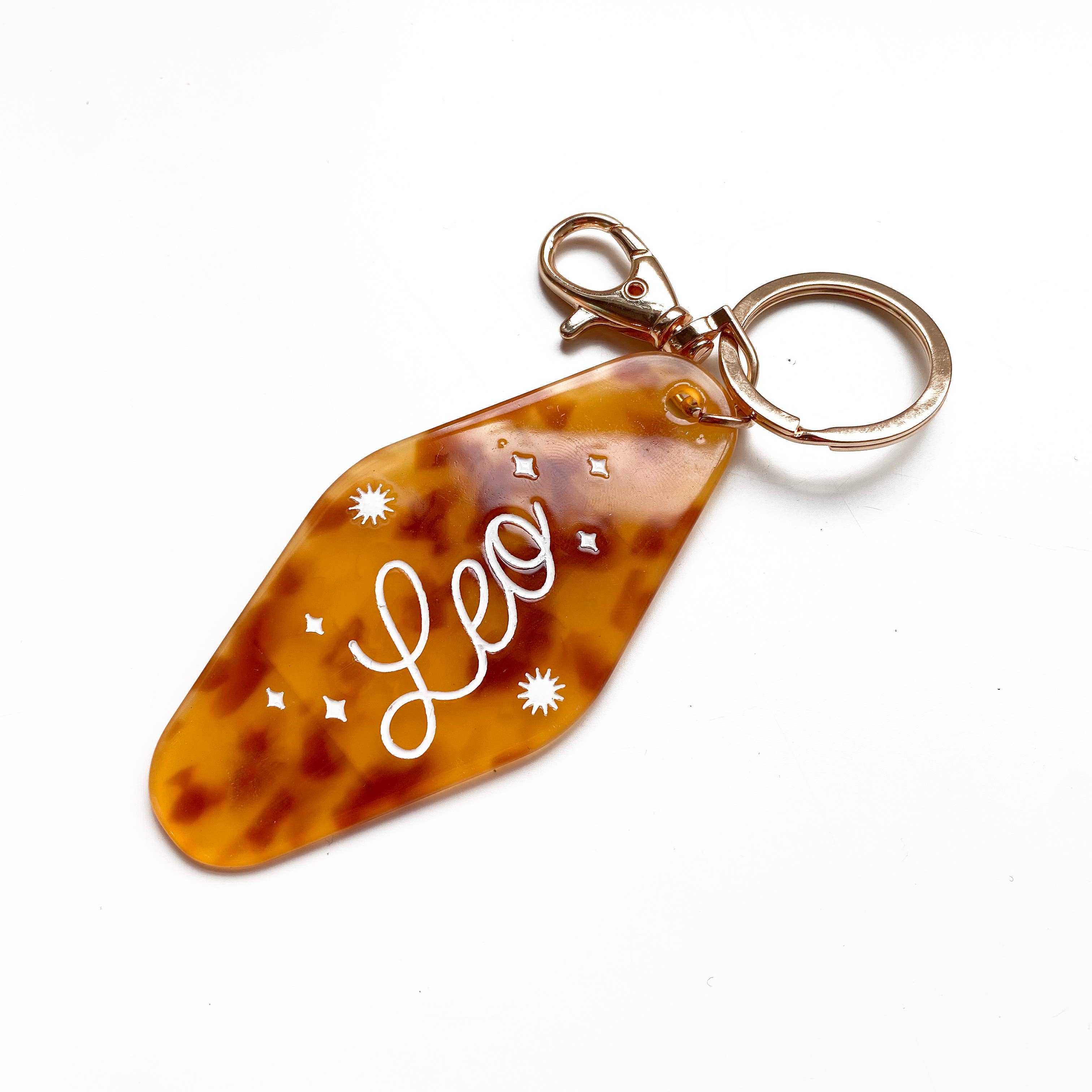 Have A Nice Day - Leo Horoscope Motel Keychain