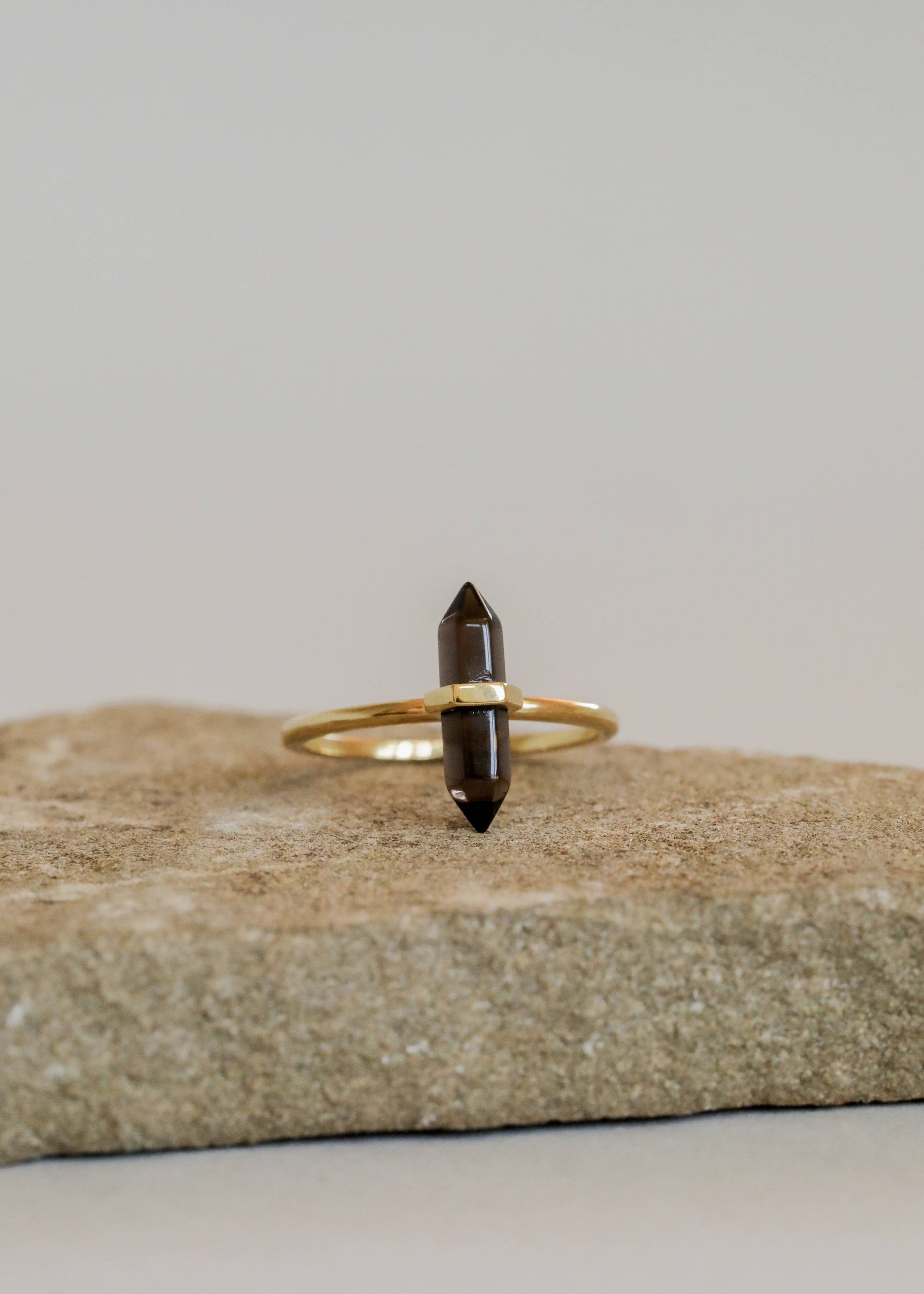 JaxKelly Smoky Quartz Hoop