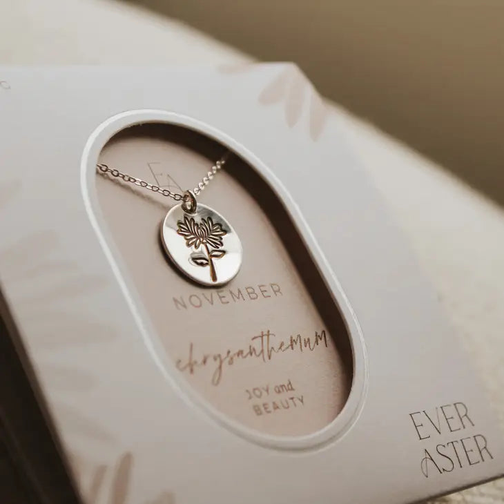 Ever Aster - Birth Flower Necklace