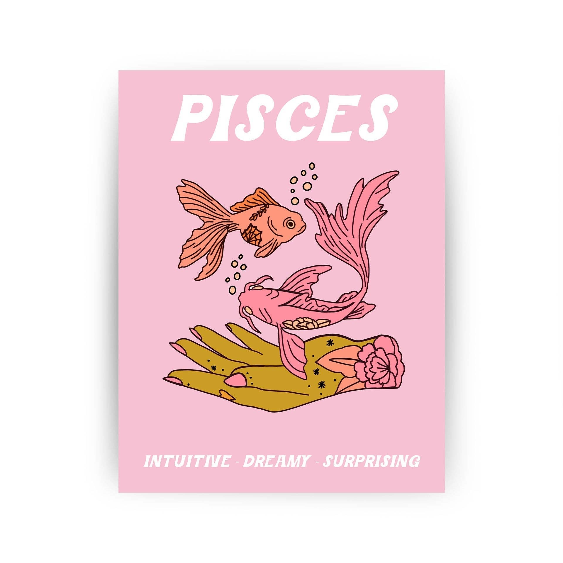 Golden Gems - Dreamy Little Pisces - Print