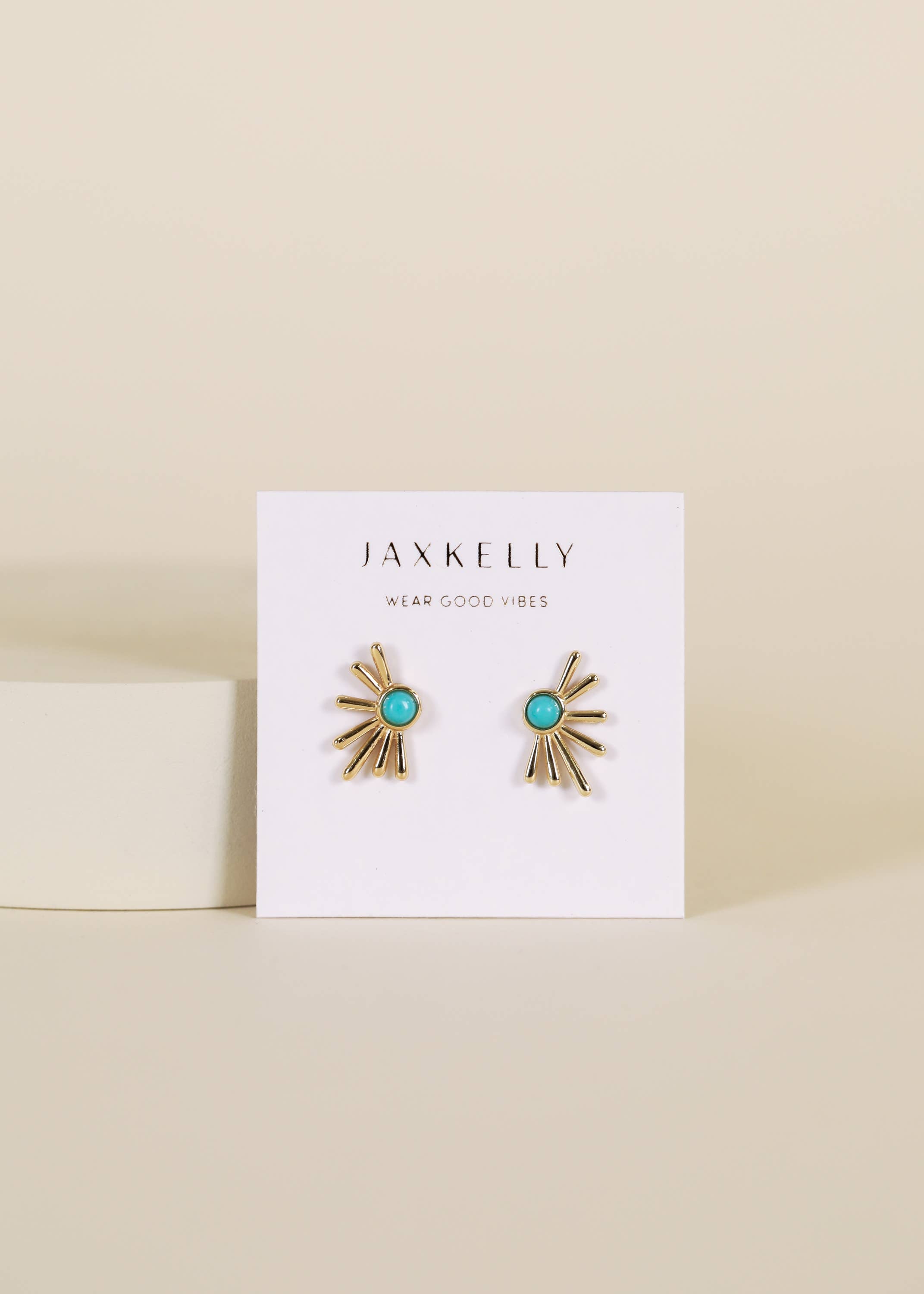 JaxKelly - Sun Ray - Turquoise - Earring