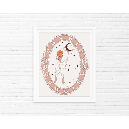 Schnell Studio - Cosmic Cowgirl Print