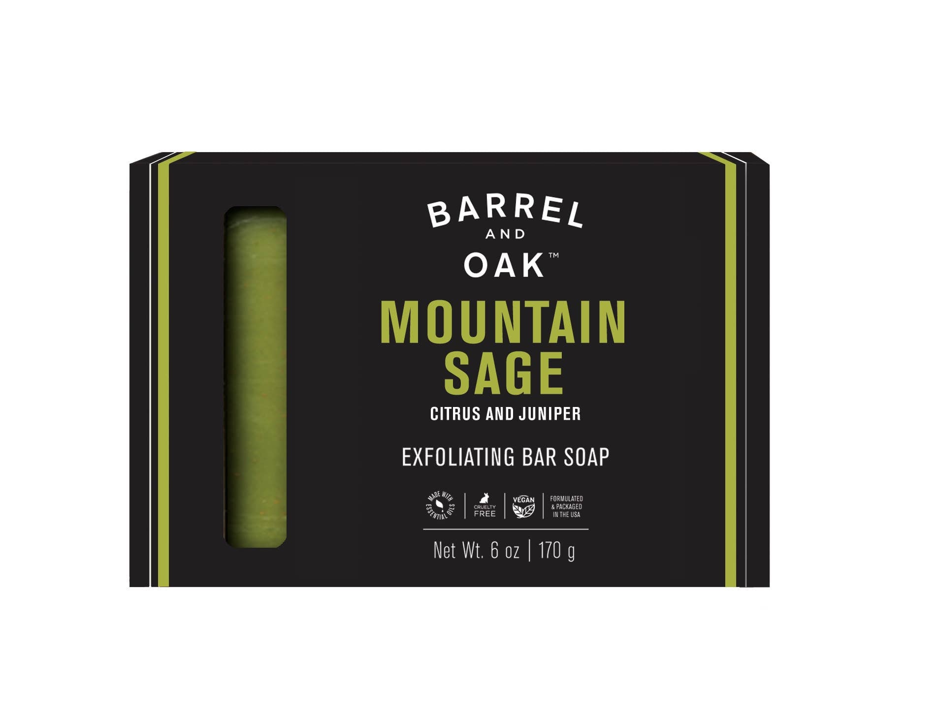 Exfoliating Soap Bar - Mountain Sage 6 oz