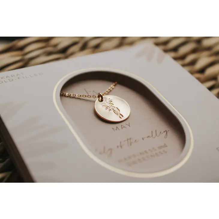 Ever Aster - Birth Flower Necklace