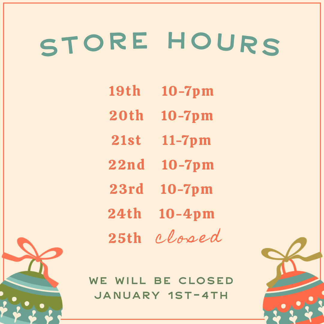 Holiday Store Hours