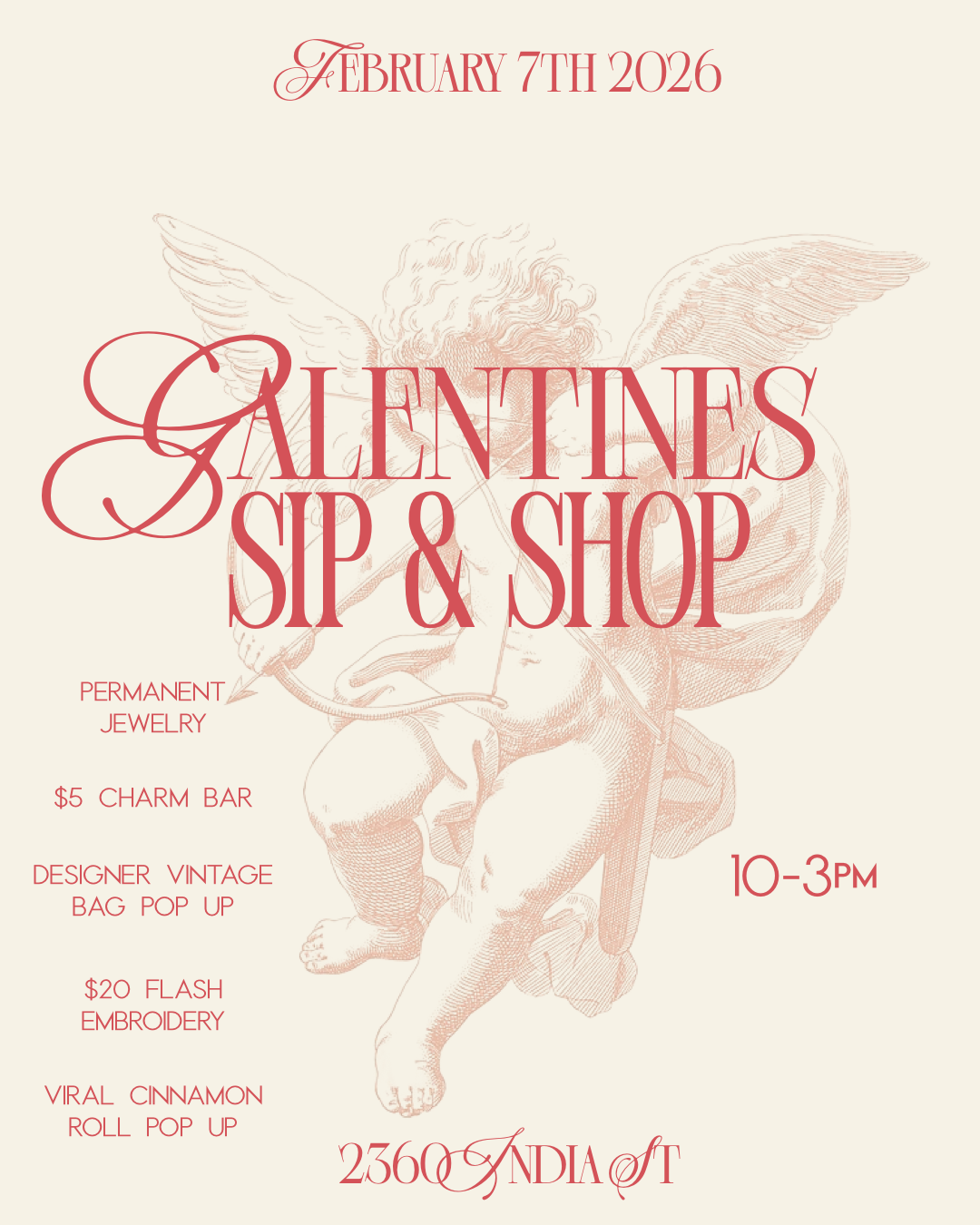 Galentines Sip & Shop