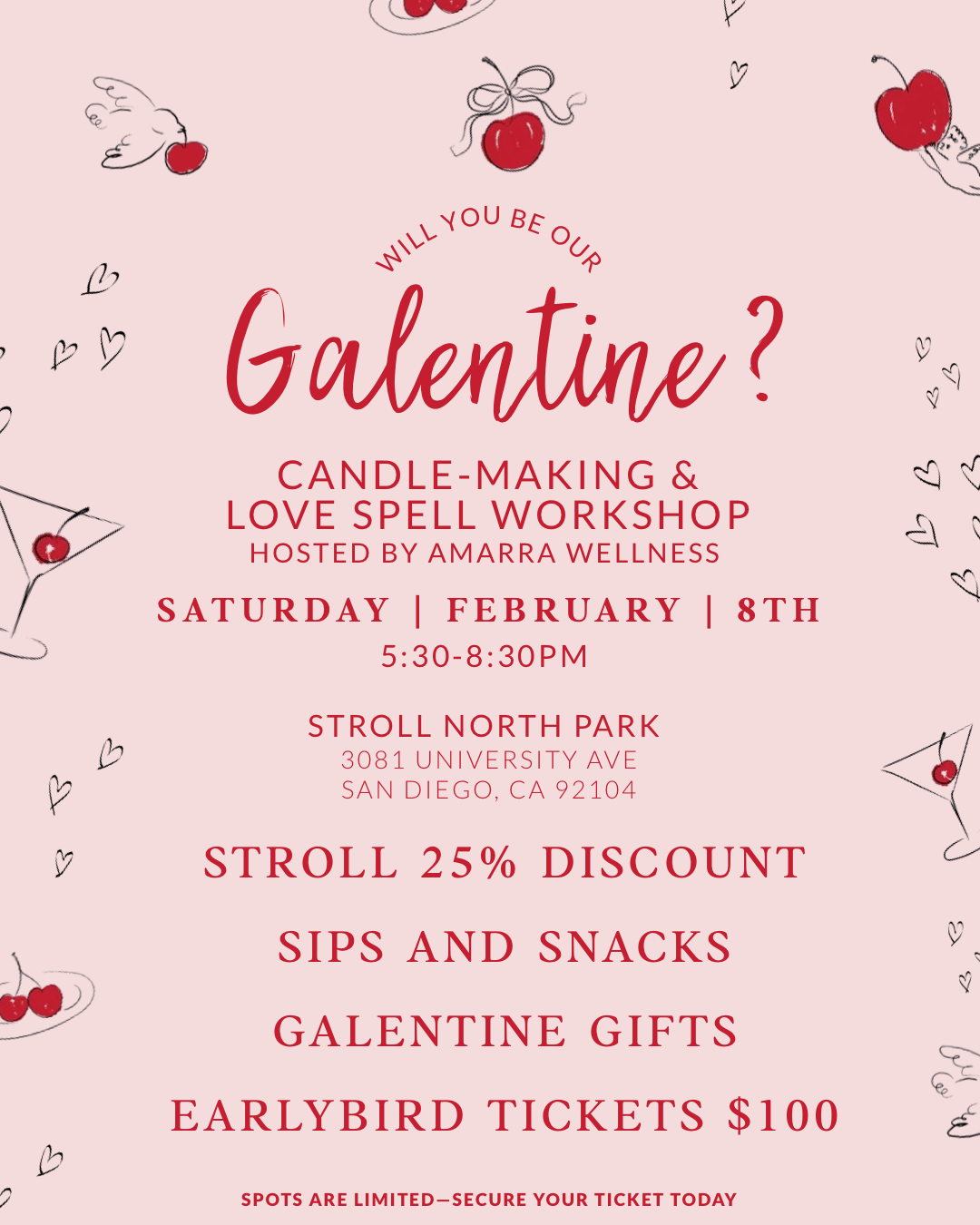 Galentine's Love Spell Workshop