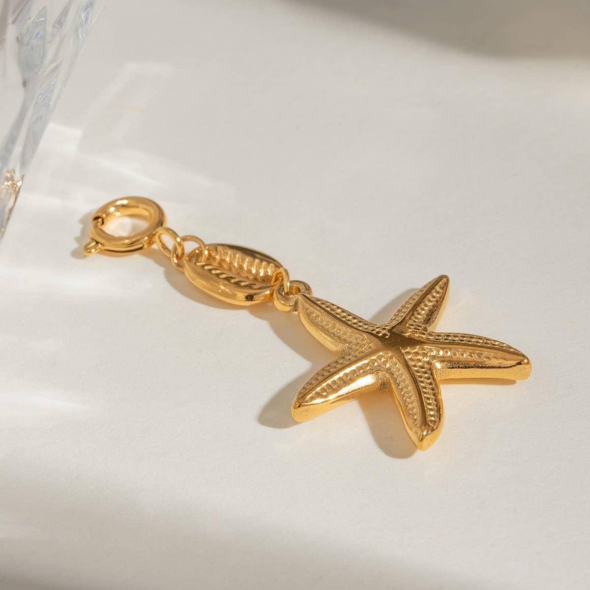 STAINLESS STEEL JEWELRY ACCESSORIES STARFISHPENDANT_