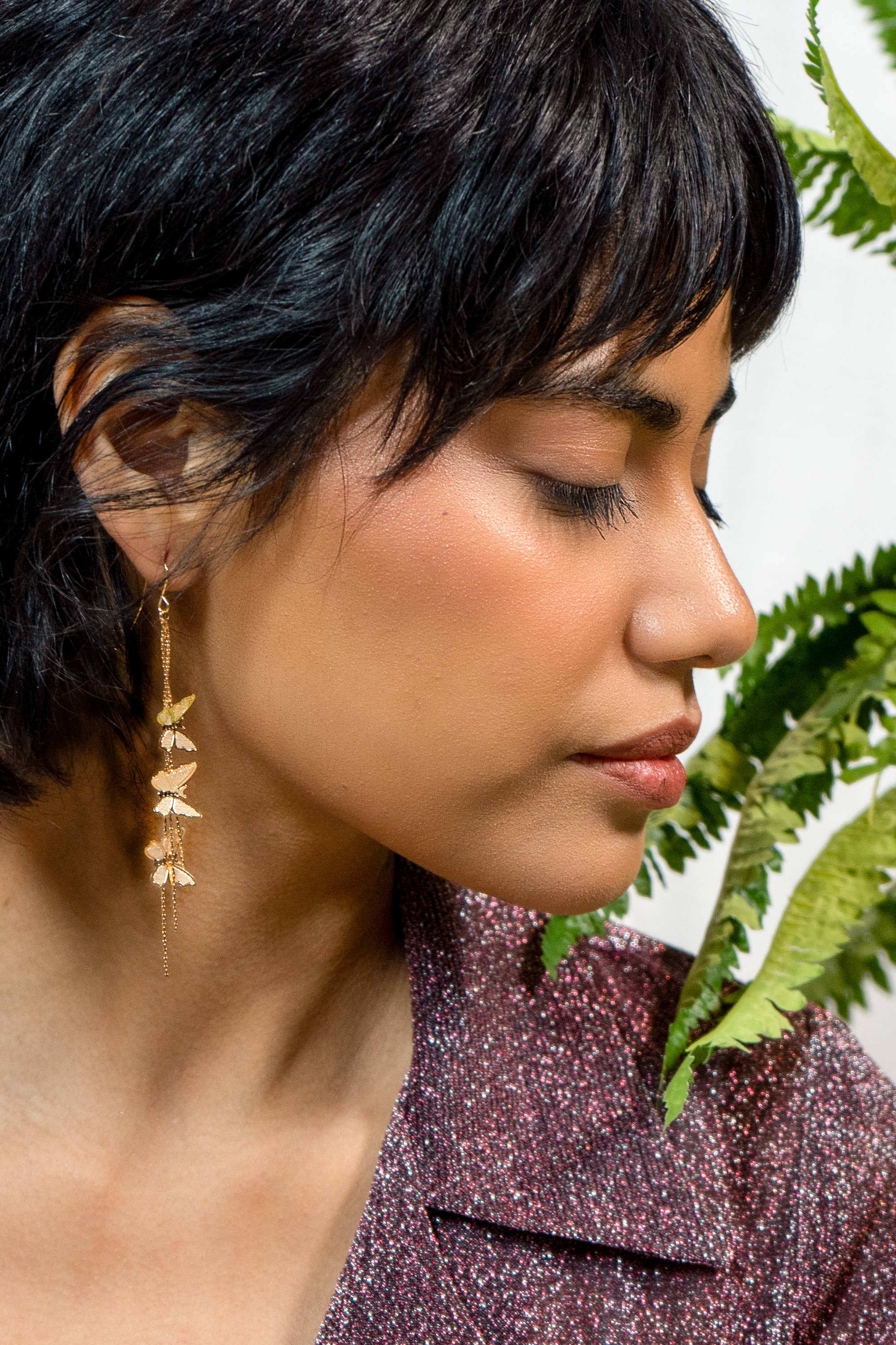 Peter and June - Give Me Butterflies Earring - 18K Gold Plated