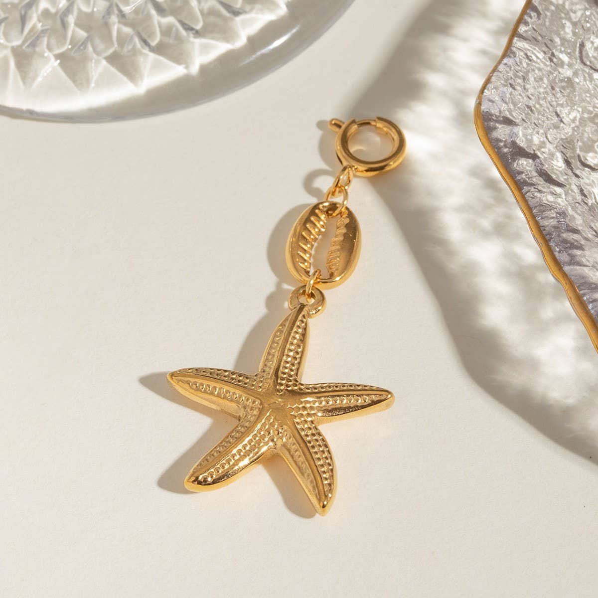 STAINLESS STEEL JEWELRY ACCESSORIES STARFISHPENDANT_