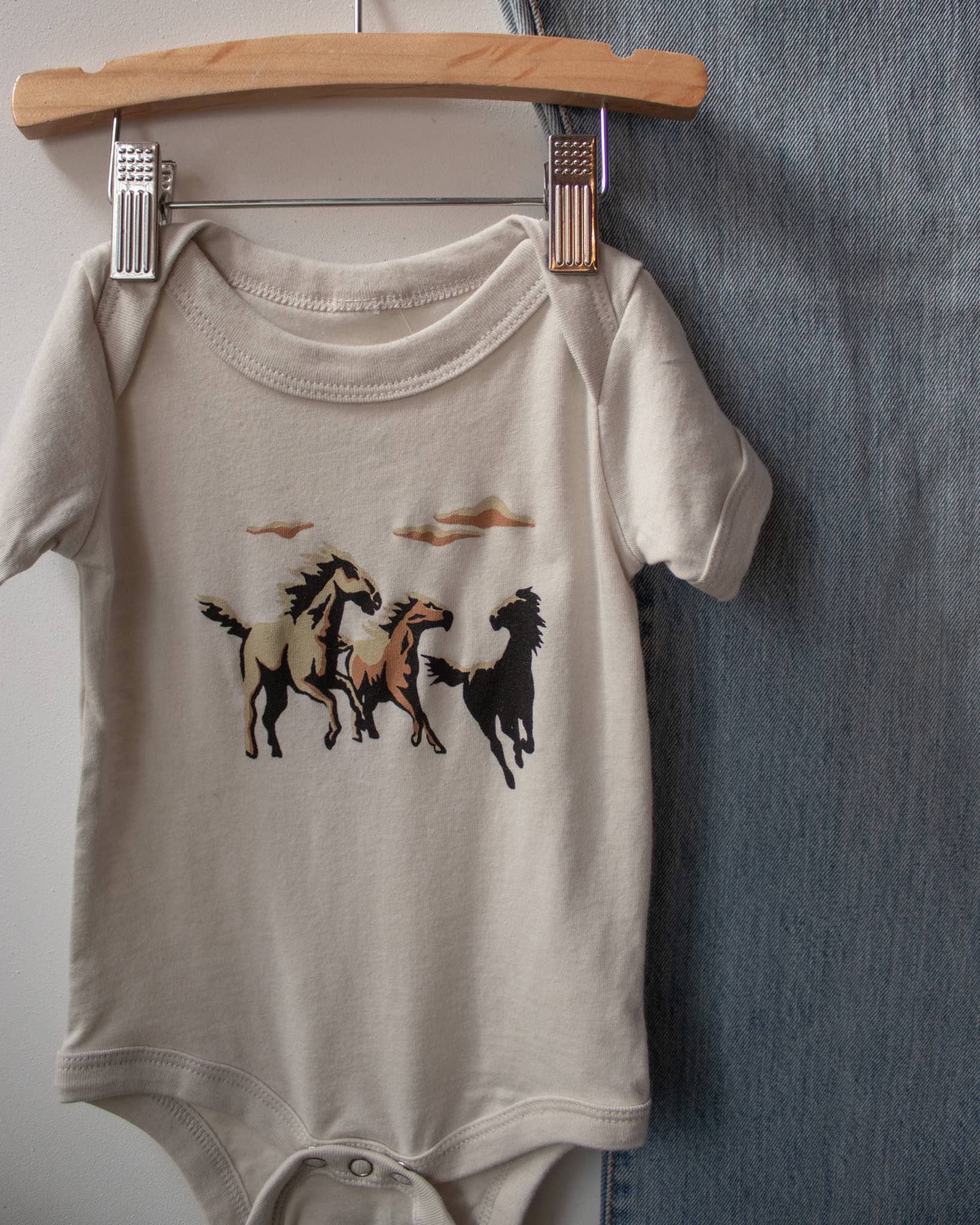 Shop Good - Wild Horses Western Infant Onesie