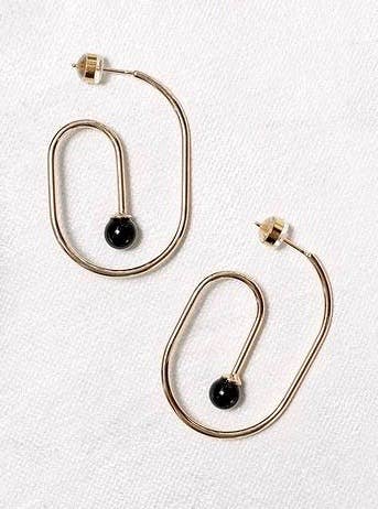 Peter and June - Swirl Hoops - 18K Gold Plated