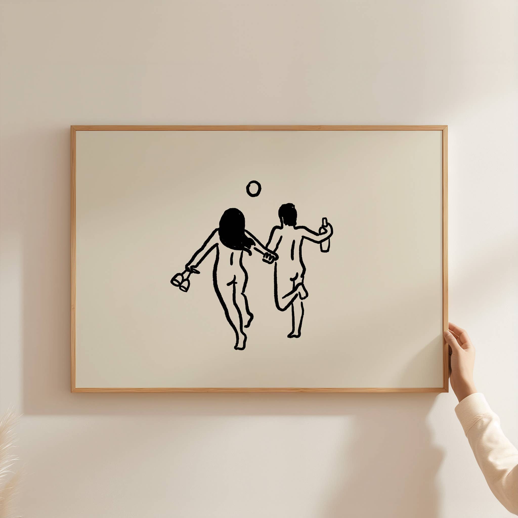 Tumbleweed Design Studio - Wine Lovers Minimal Art Print