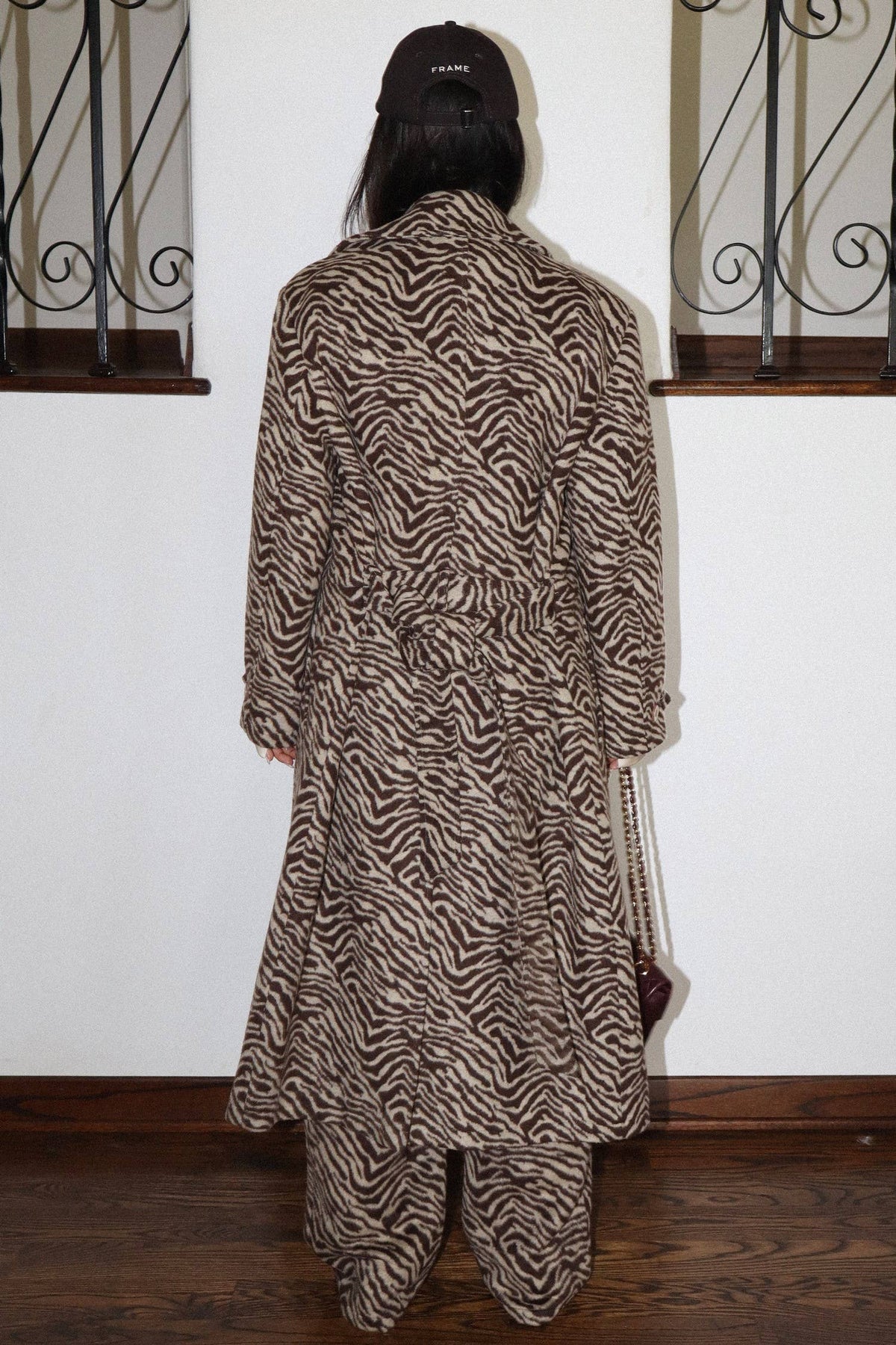 Bailey Rose - Zebra Trench Coat