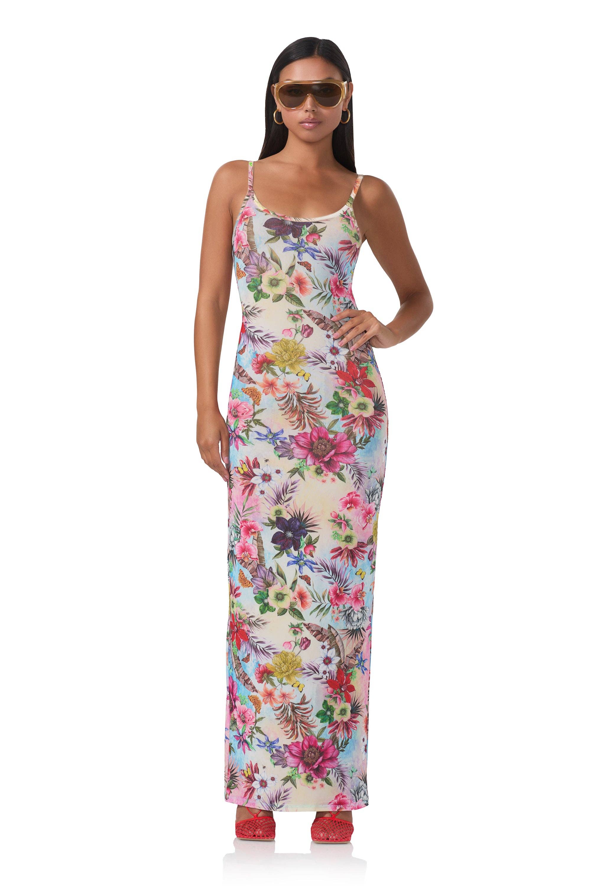 AFRM - Ashlyn Tank Dress - Tropical Convo