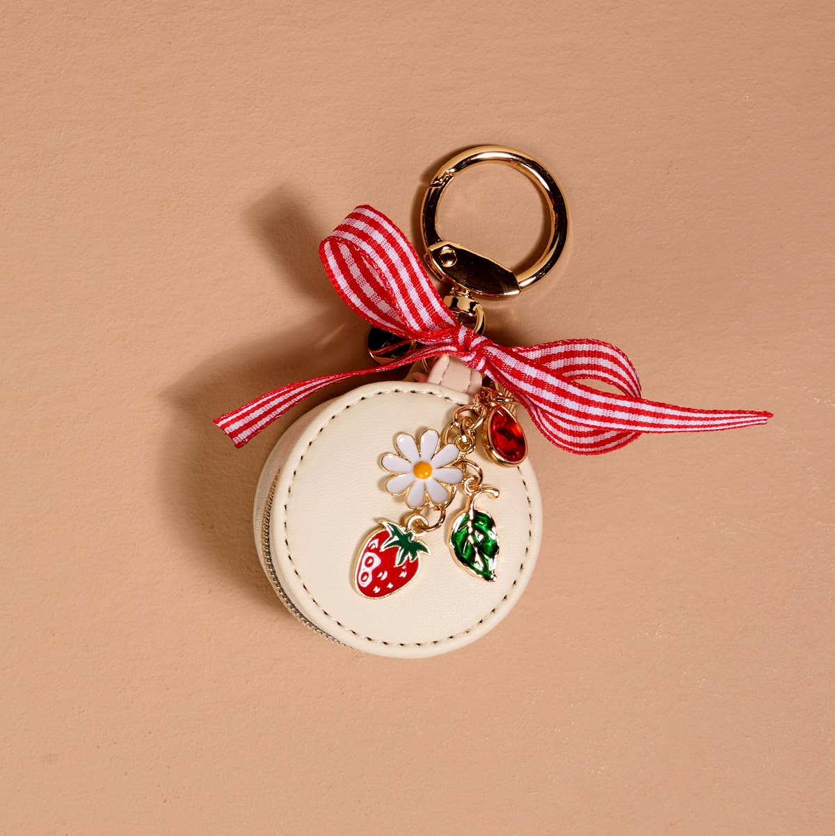 The Darling Effect - Travel Jewelry Case Bag Charm-Strawberry Shortcake