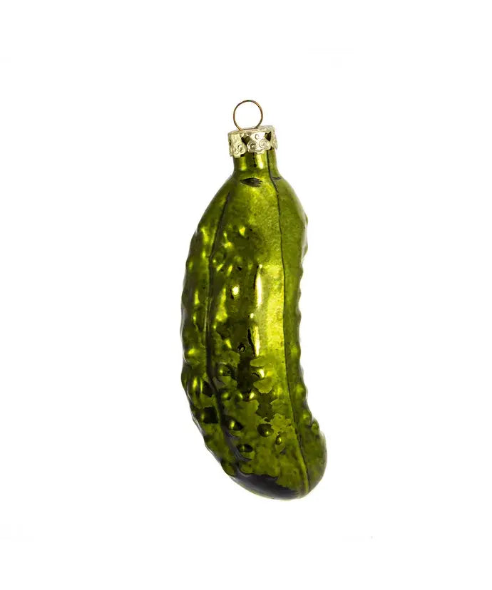 Kurt S. Adler, Inc. - 4"HAND BLOWN GLASS PICKLE ORNAMENT