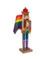 Kurt S. Adler, Inc. - 12"WOODEN GAY PRIDE NUTCRACKER