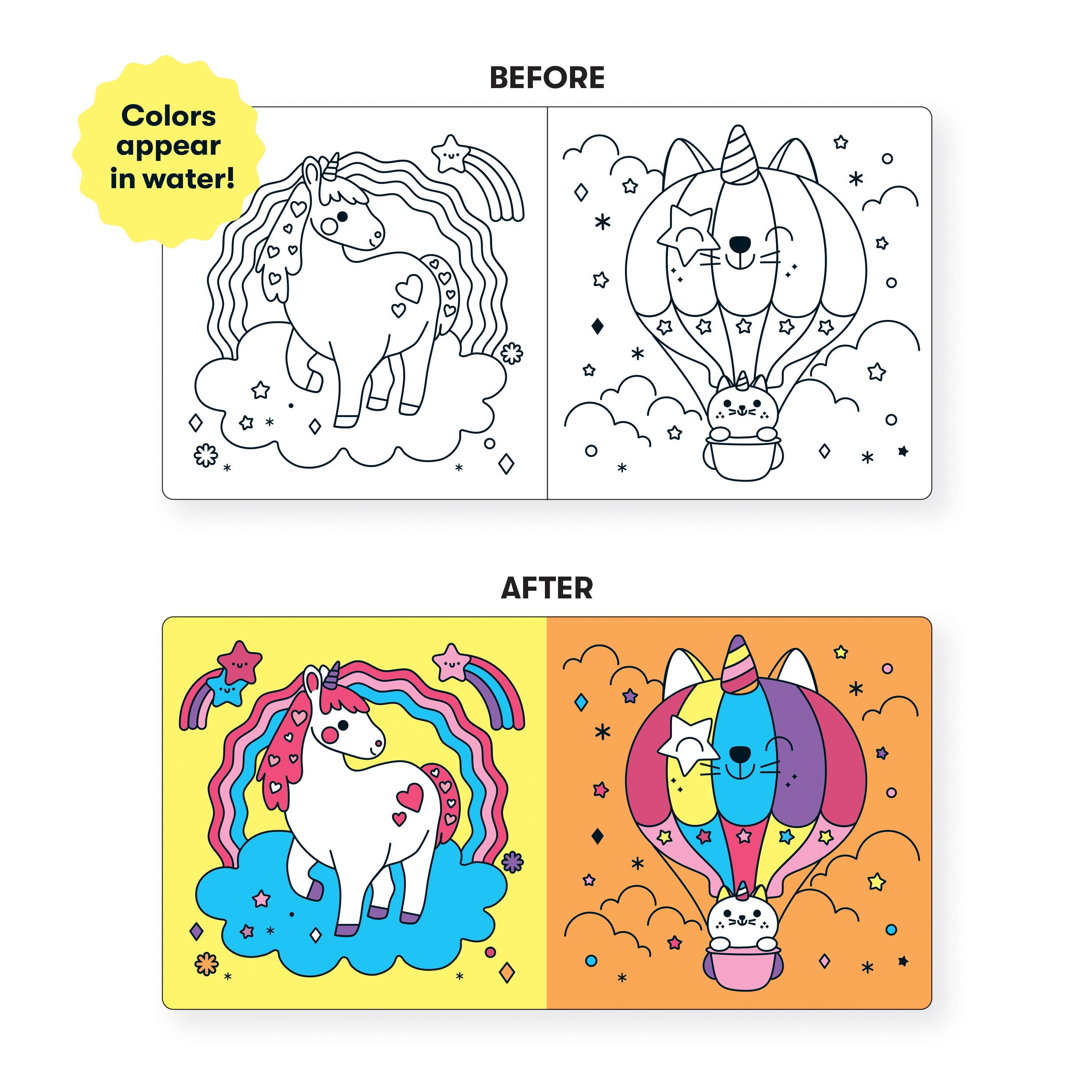 Chronicle Books - Unicorn Dreams Color Magic Bath Book