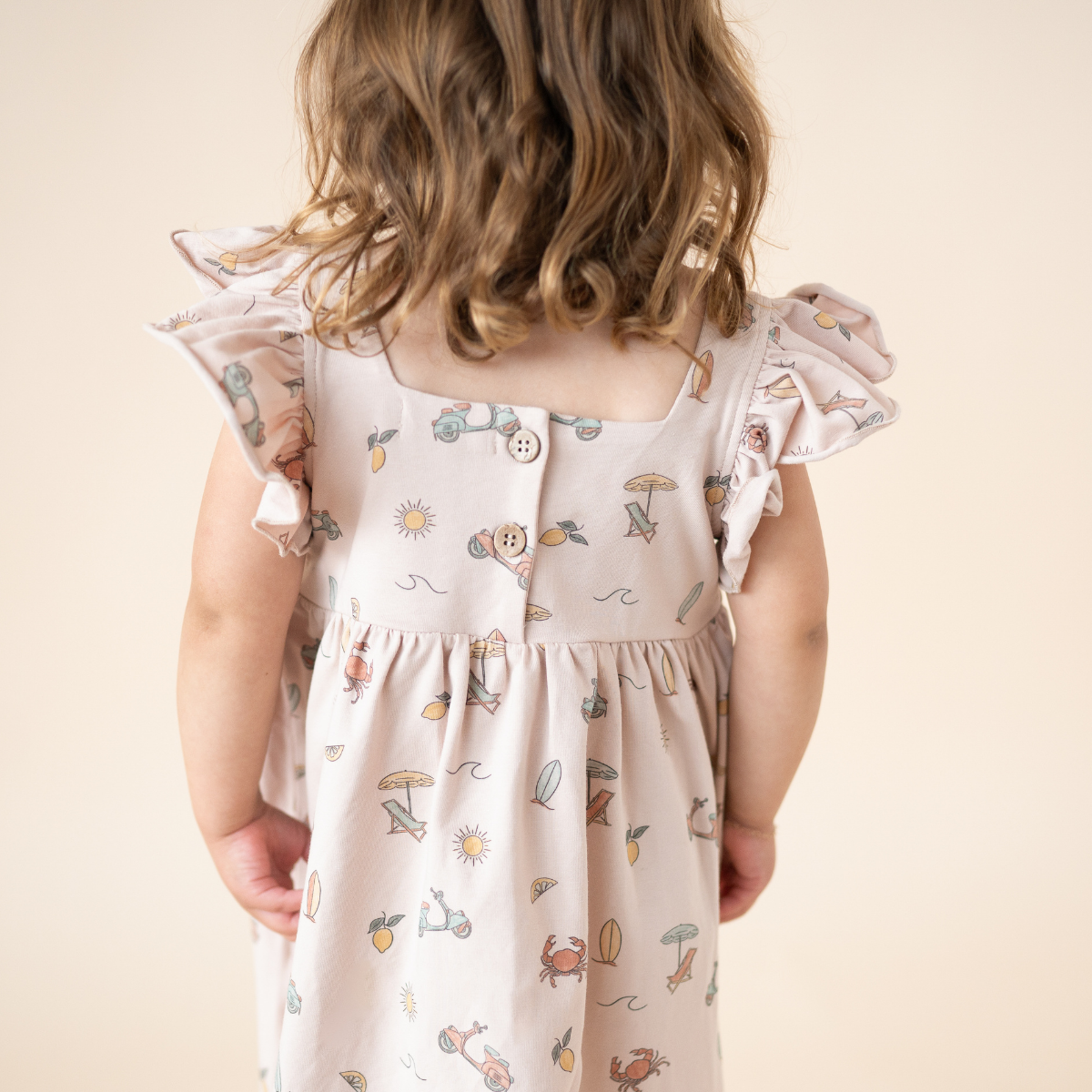 bug + bean kids - Organic Cotton Flutter Dress | Summer Vibes