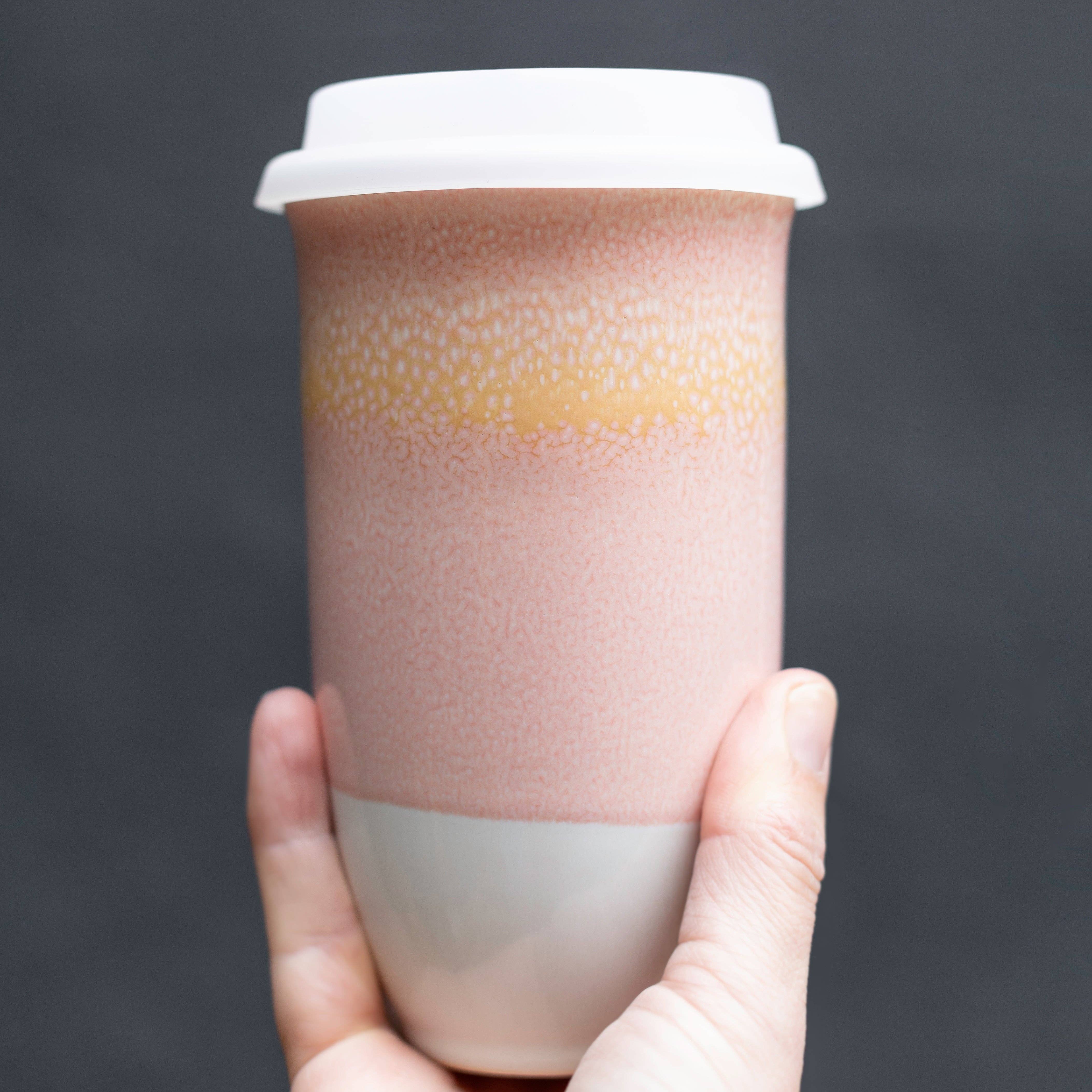 Nova Ceramics Travel Mugs - Afterglow Cup 16oz (Includes Lid & Band)