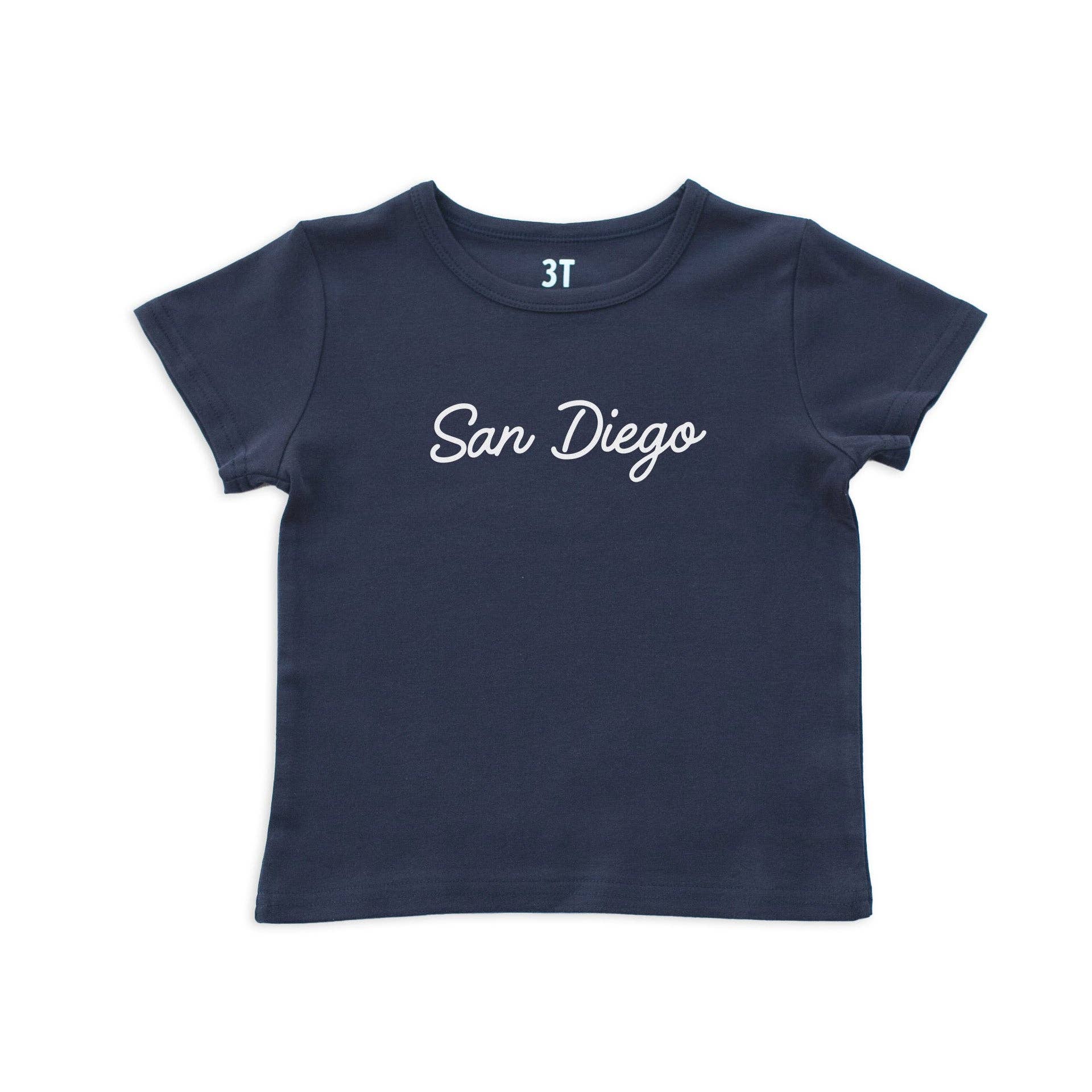 Frankie Jean - San Diego Cursive Kids Tee