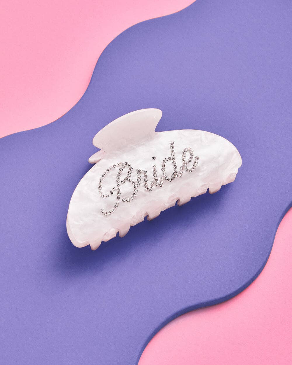 xo, Fetti - Bride Clip Acrylic Accessory, Bach Party Gift, Bridal Shower
