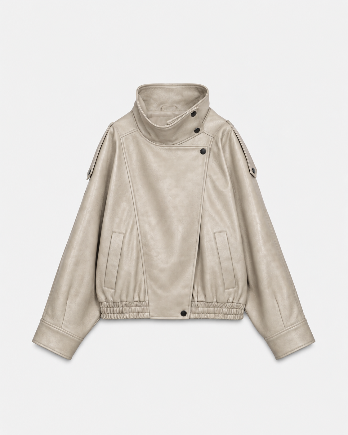 J LINE | LUZINA - OVERSIZED LEATHER BIKER JACKET