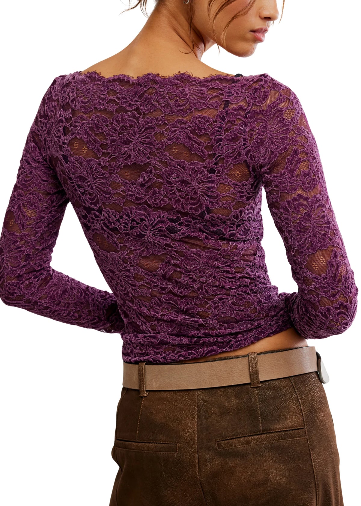 RAISING EYEBROWS LACE TOP