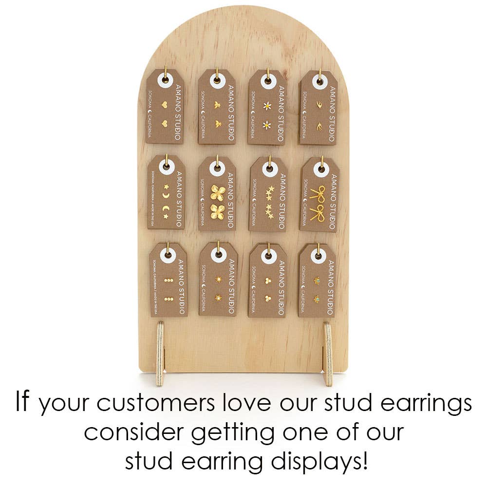 Amano Studio - Monstera Studs