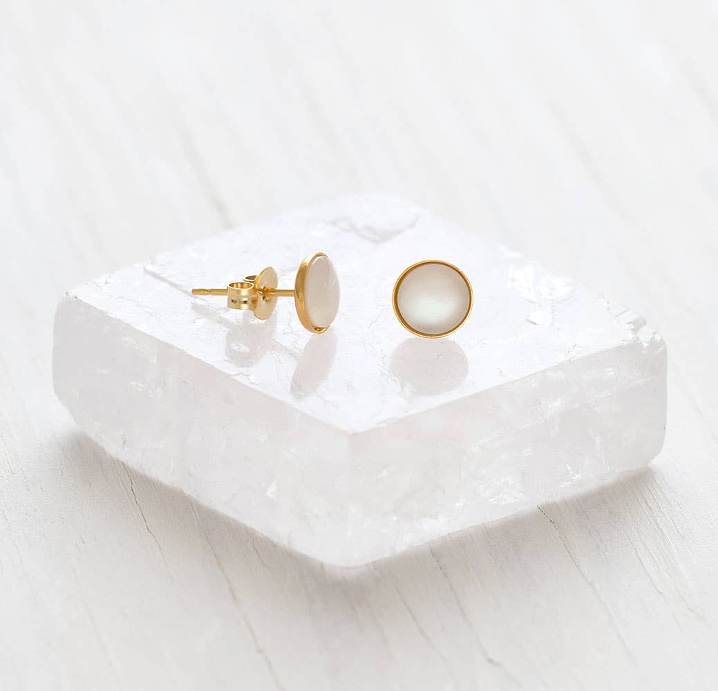 Amano Studio - 5mm Mother of Pearl Studs